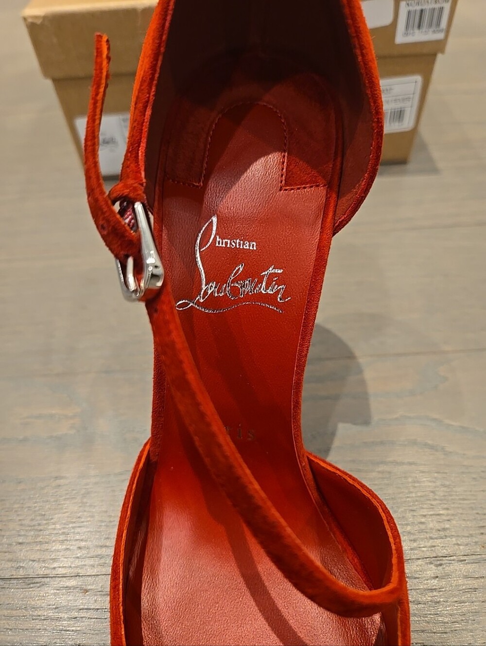 $1095 Christian Louboutin Miss Ziggyta 100 Suede Pump Women's EU 38.5 US 8.5 NWT - Picture 8 of 10